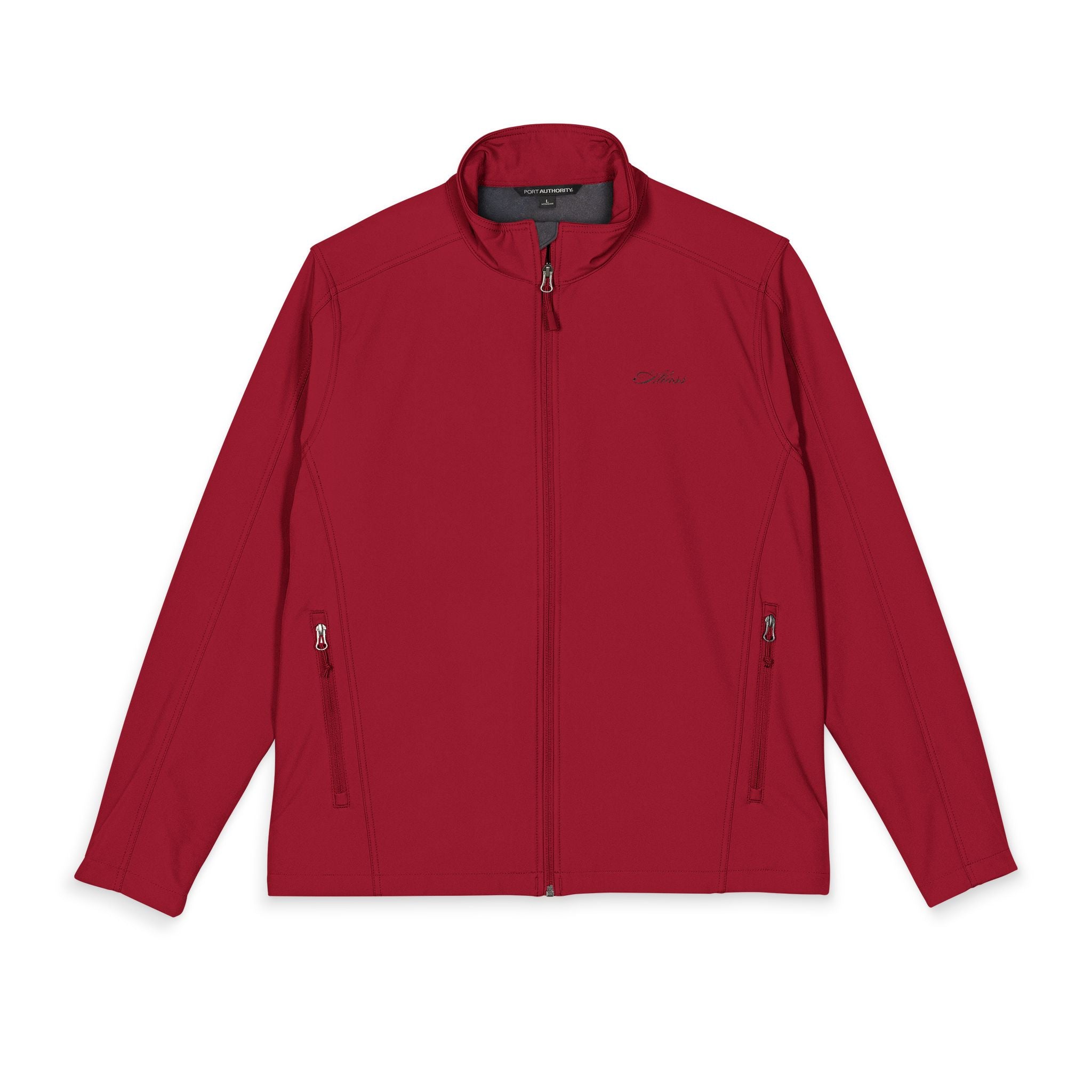Men's Embroidered Soft Shell Jacket — Lightweight Windproof Work & Outdoor Coat - Atlass