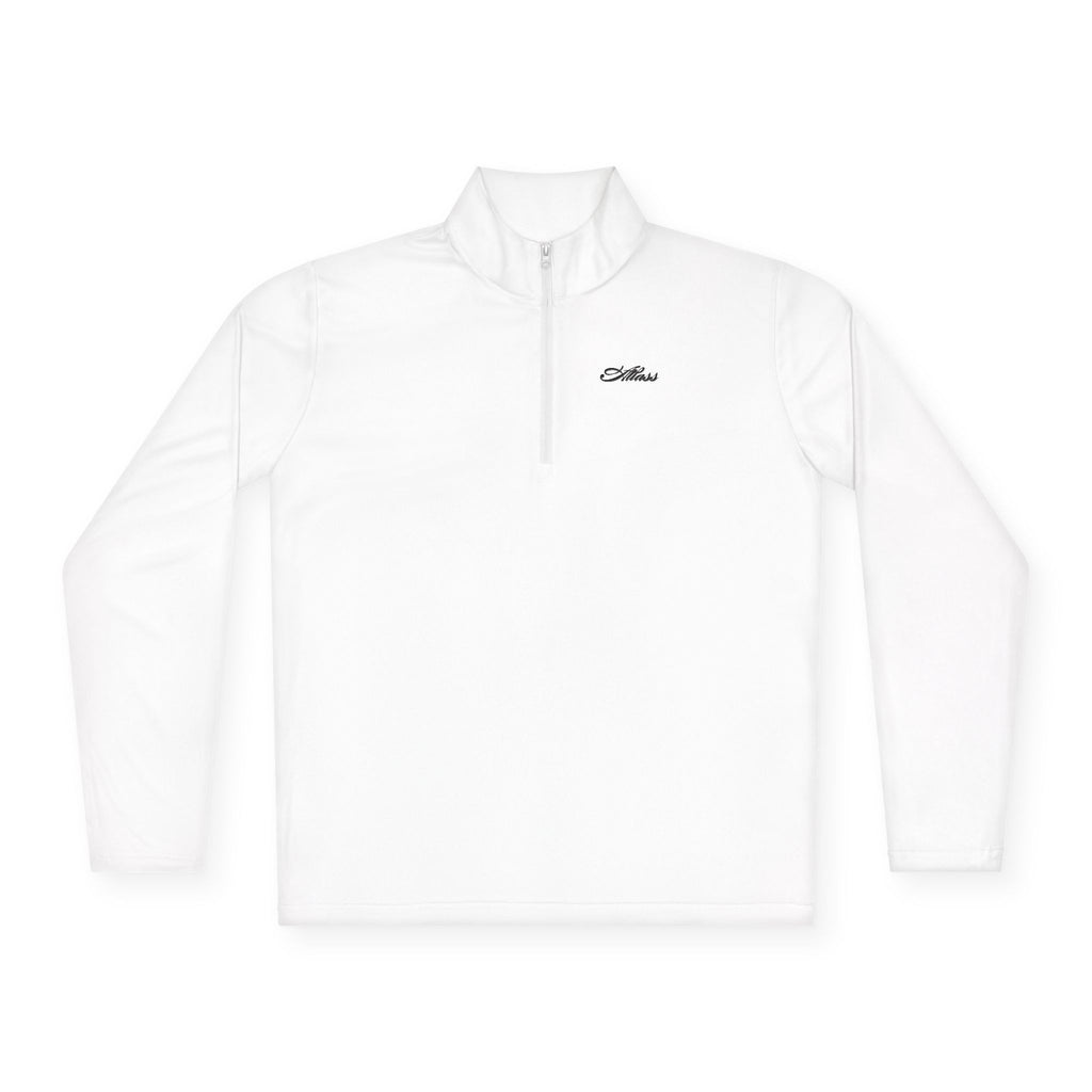 Quarter - Zip Pullover with Globe AS Logo vs— Minimalist Athletic Pullover - Atlass