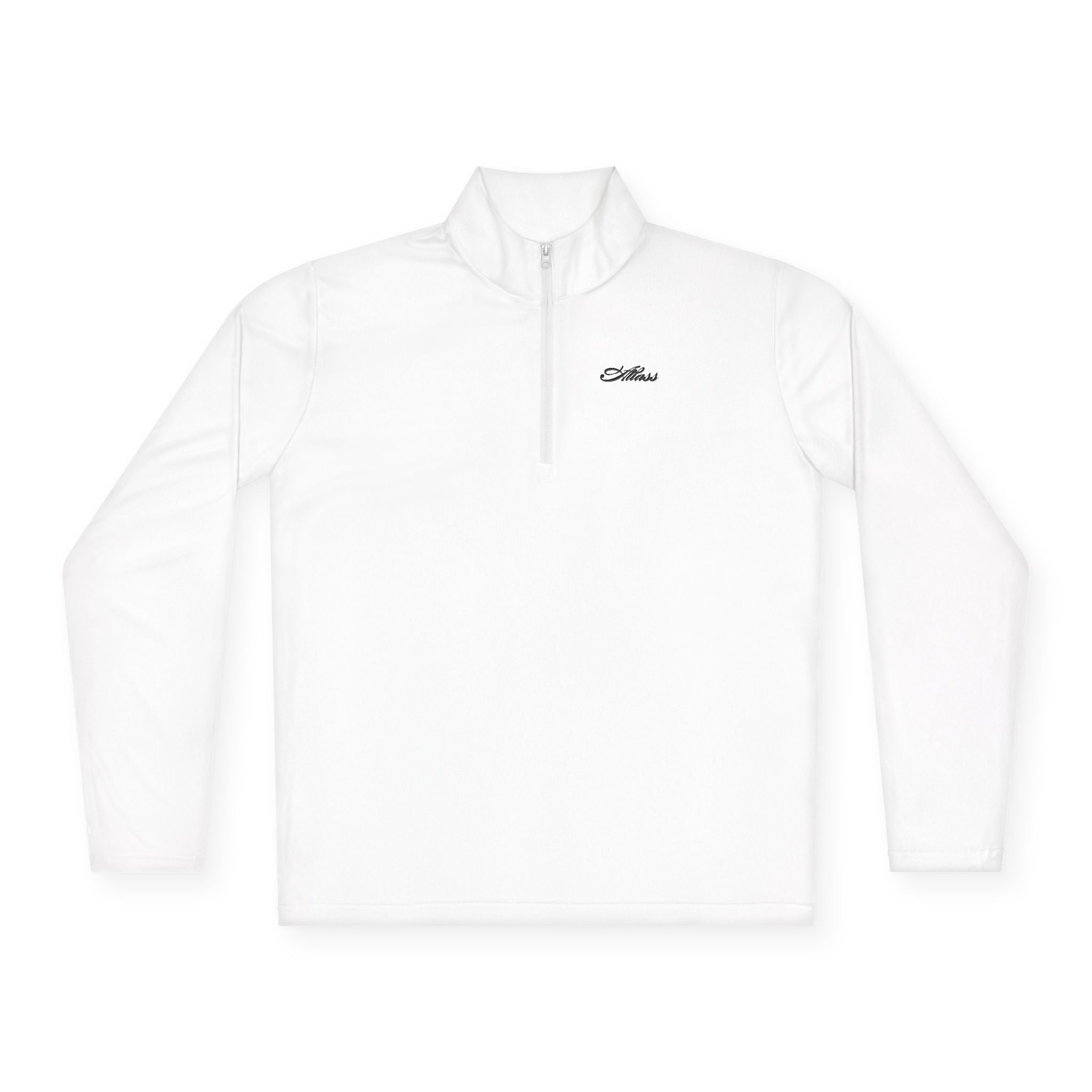 Quarter - Zip Pullover with Globe AS Logo vs— Minimalist Athletic Pullover - Atlass