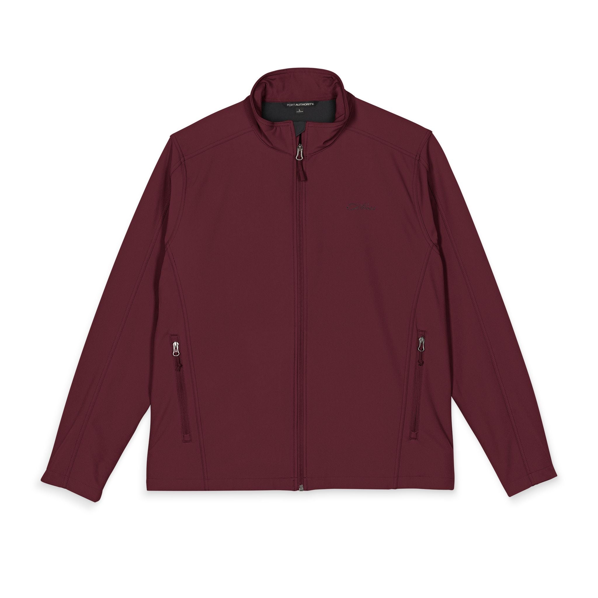 Men's Embroidered Soft Shell Jacket — Lightweight Windproof Work & Outdoor Coat - Atlass