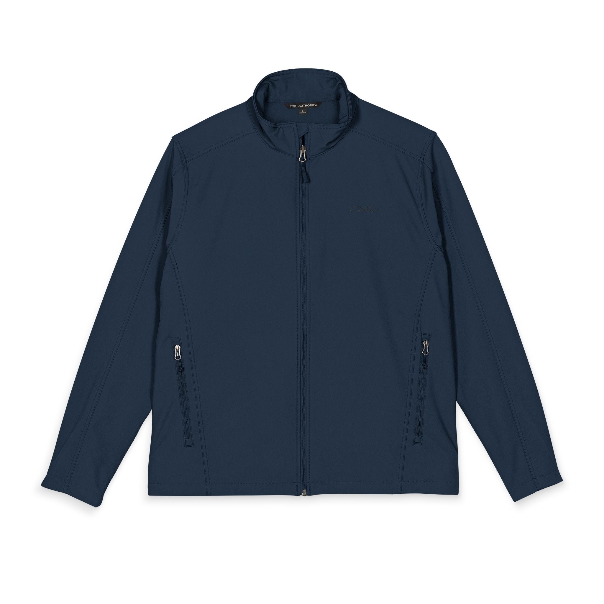 Men's Embroidered Soft Shell Jacket — Lightweight Windproof Work & Outdoor Coat - Atlass