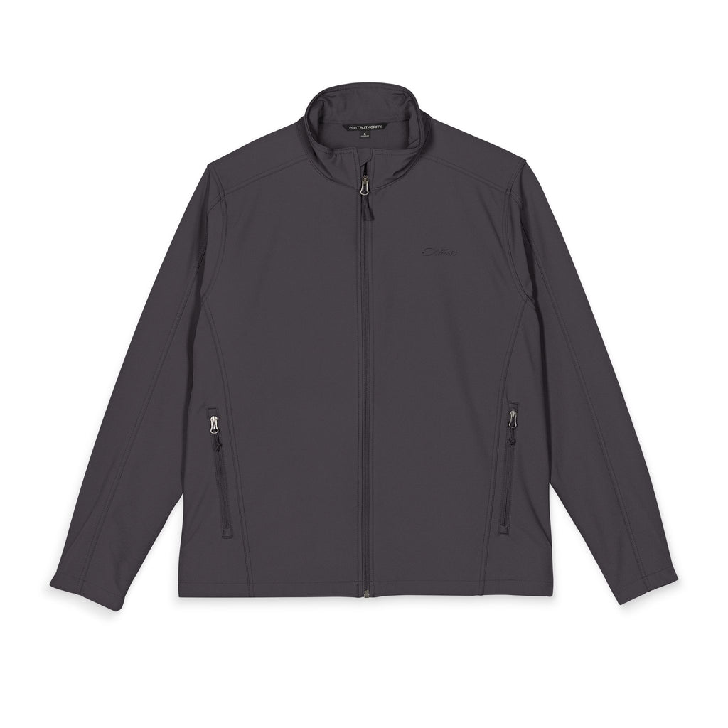 Men's Embroidered Soft Shell Jacket — Lightweight Windproof Work & Outdoor Coat - Atlass