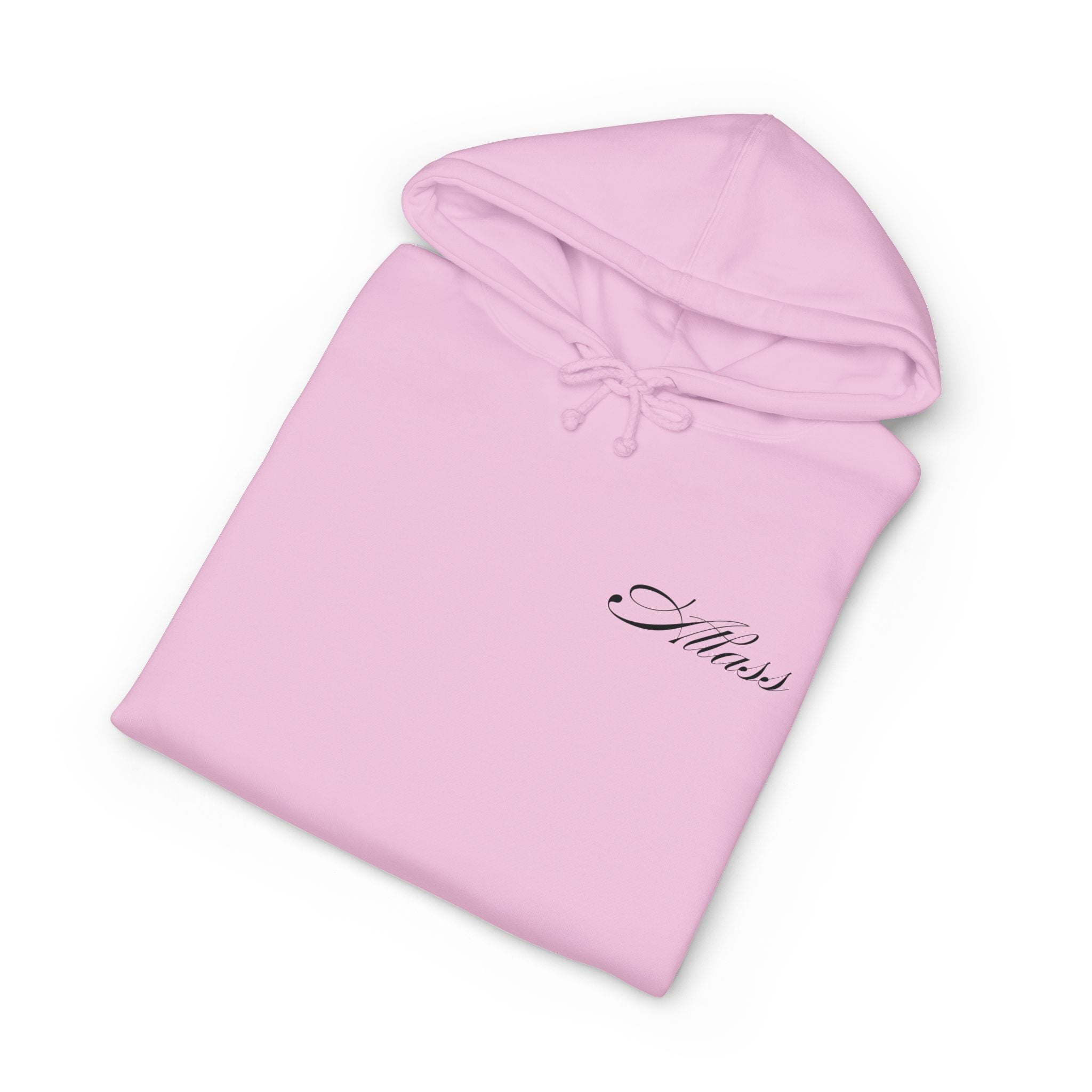 AS Globe Logo Hoodie — Minimal White Pullover with Script - Atlass