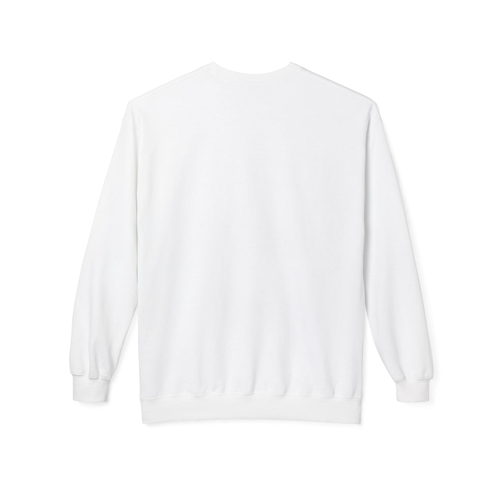 Crewneck Sweatshirt — Minimal White Script Chest Logo - Atlass